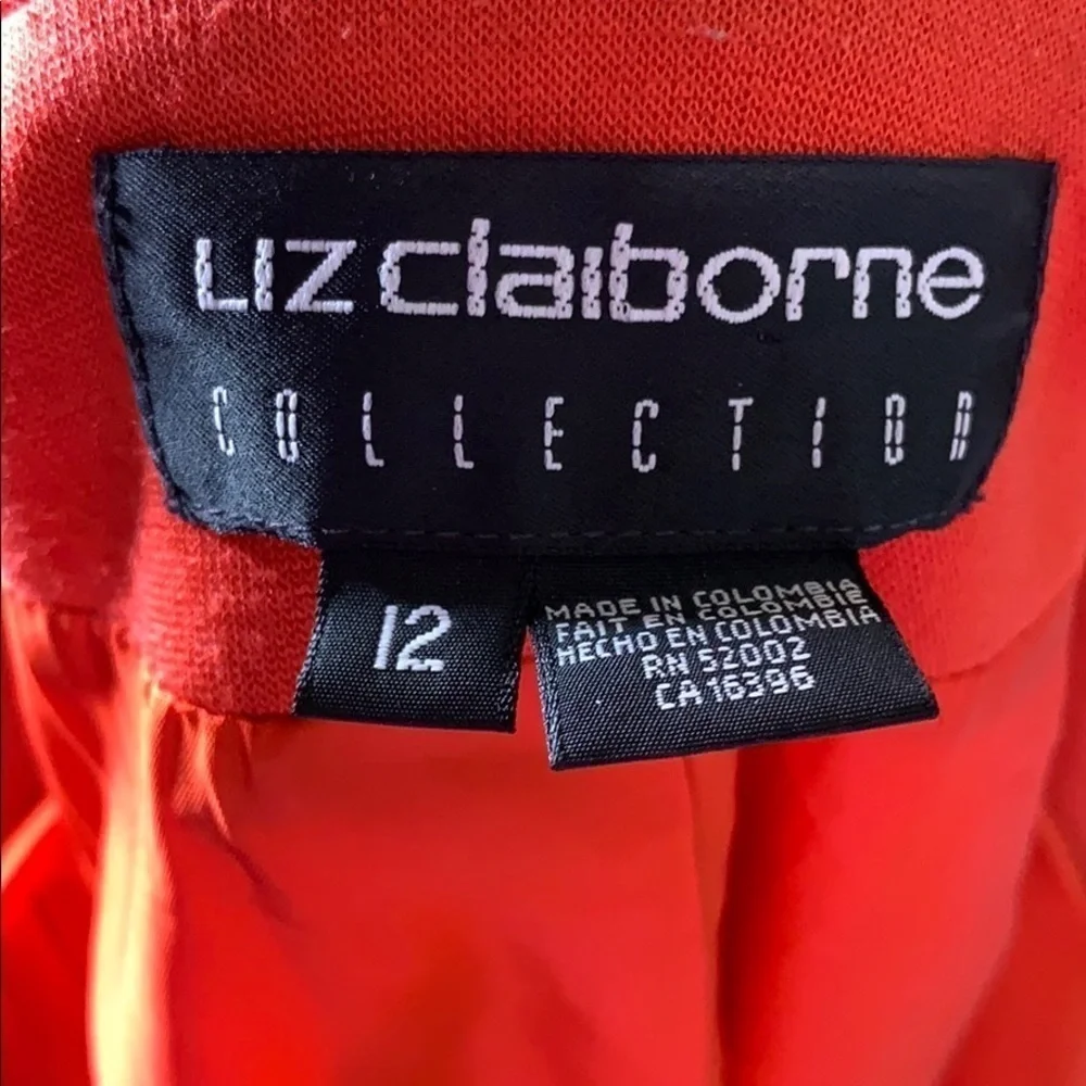 Vintage Liz Claiborne collection blazer size-12 - Picture 3 of 3